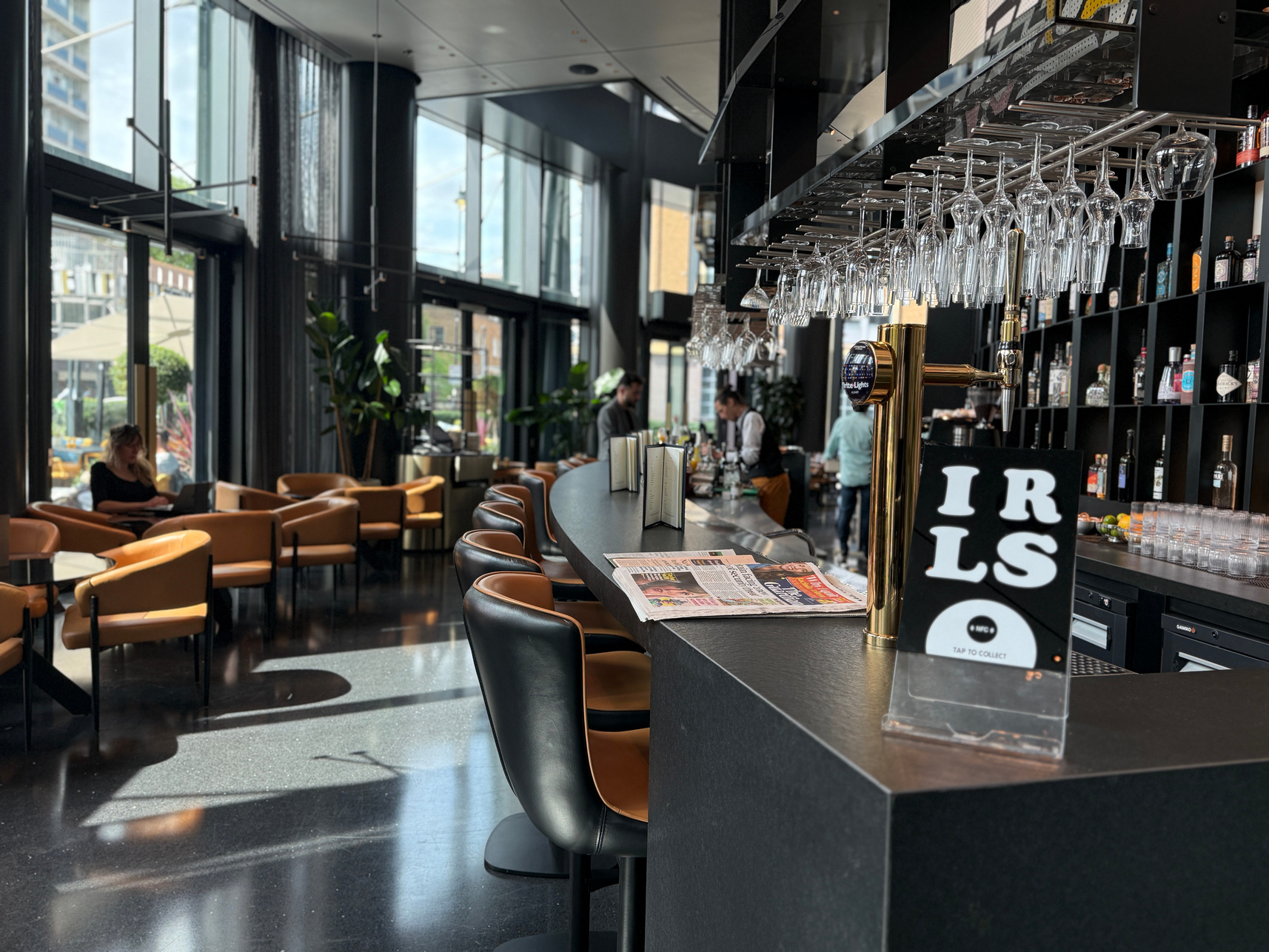 IRLs NFC chip deployed at art'otel hotel bar